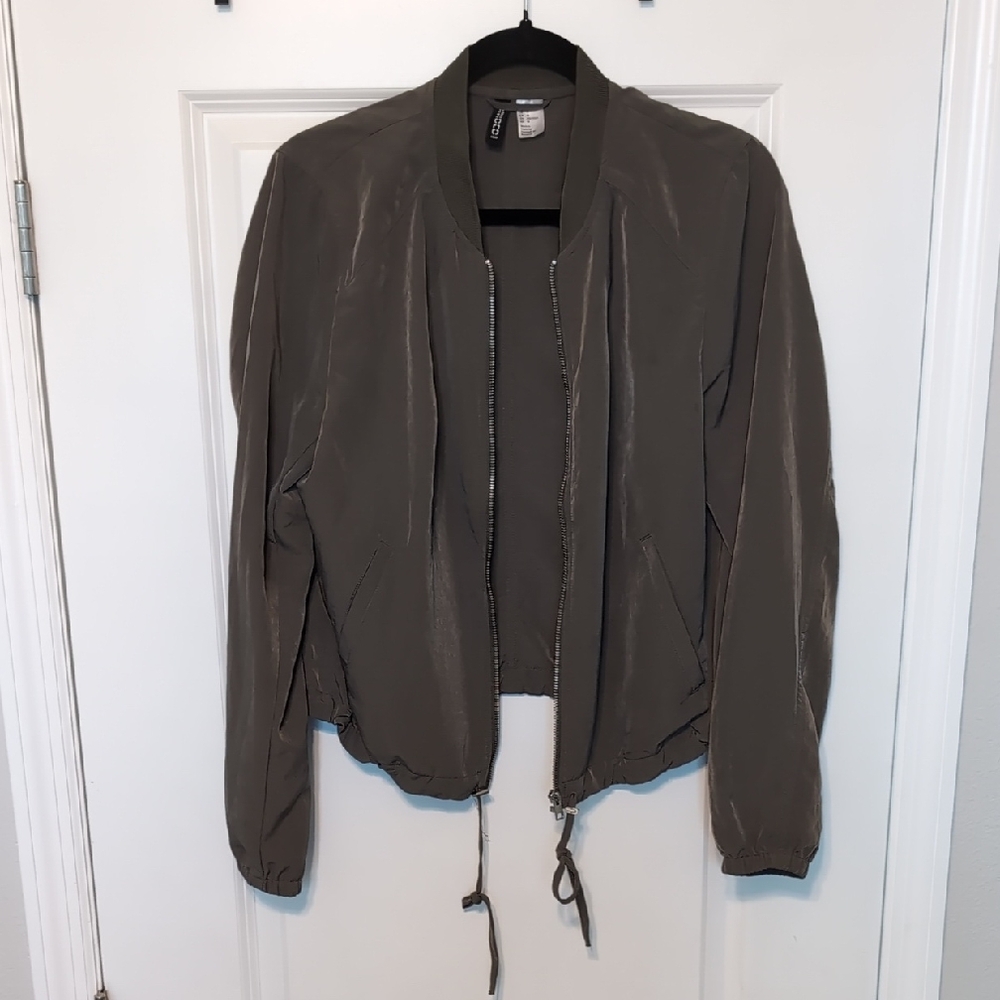 H&M Khaki Bomber Jacket